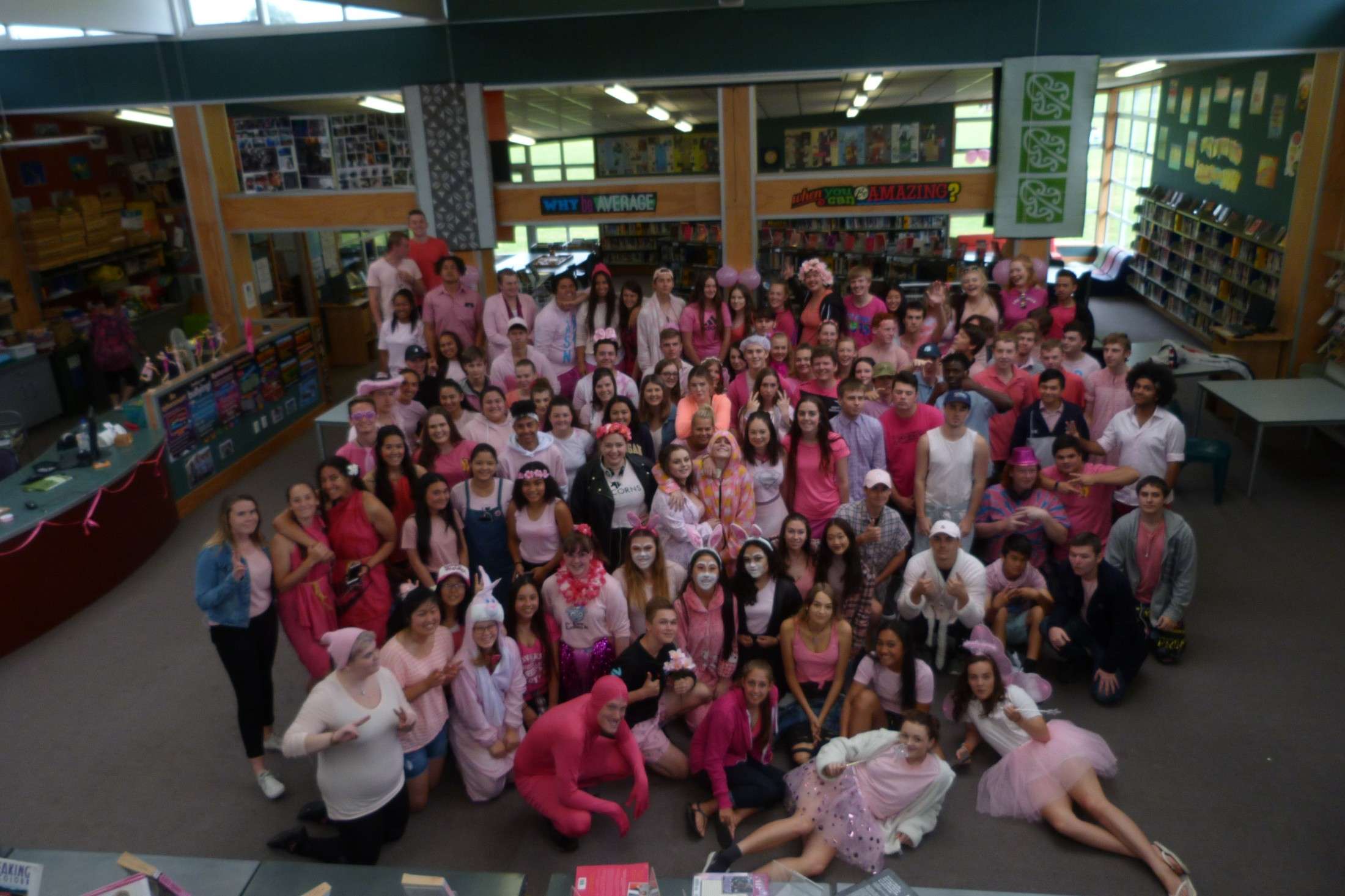 Library Pink Shirt Day