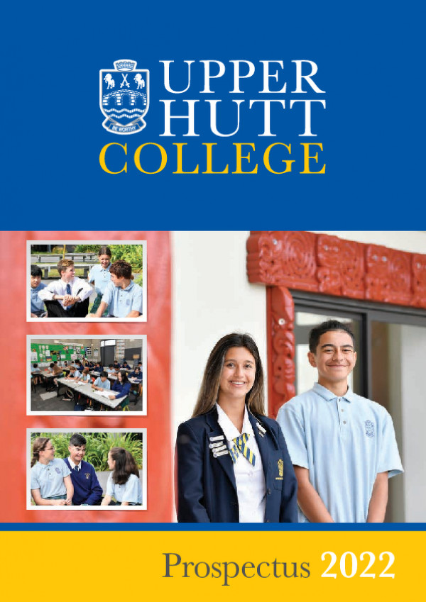 Upper Hutt College Prospectus 2022single