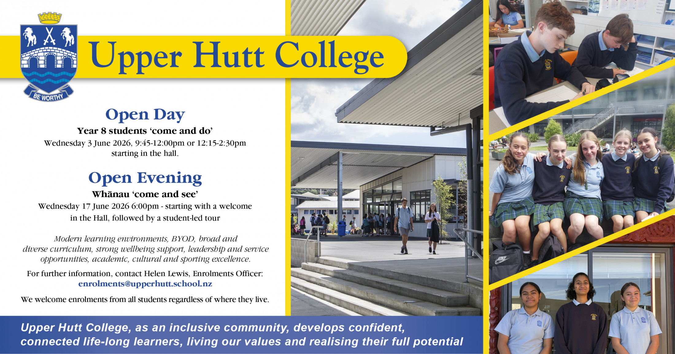 2026 Open Day Evening Ad